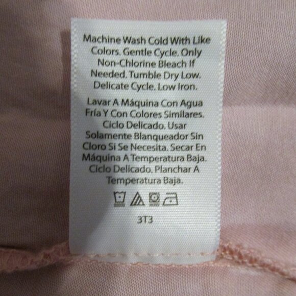 TERRA & SKY WOMEN'S SIZE 3 XL (24 W / 26 W) V - NECK TOP PINK BABYDOLL SS NWT - Picture 8 of 9
